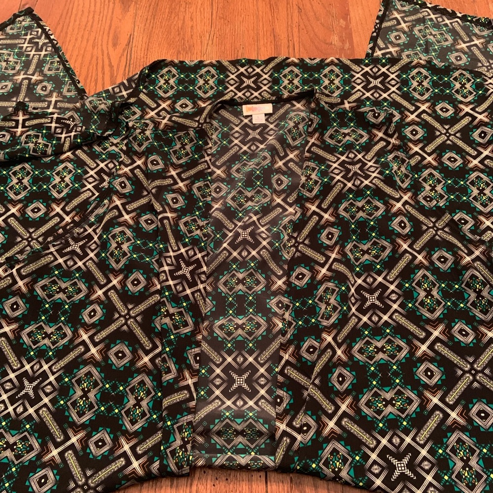 LuLaRoe “joy” open sleeveless cardigan